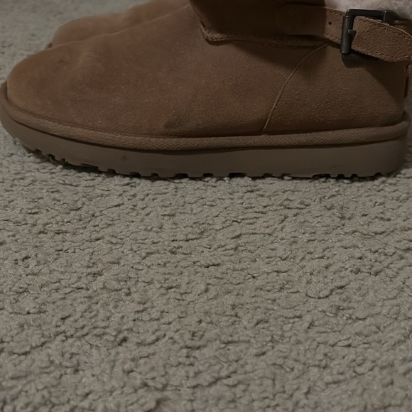 Ugg Mini Suede Boots with Buckle - Picture 7 of 7